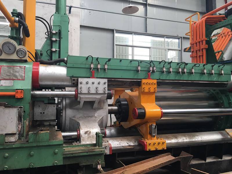How to connect the new aluminum profile extrusion press machine plant line