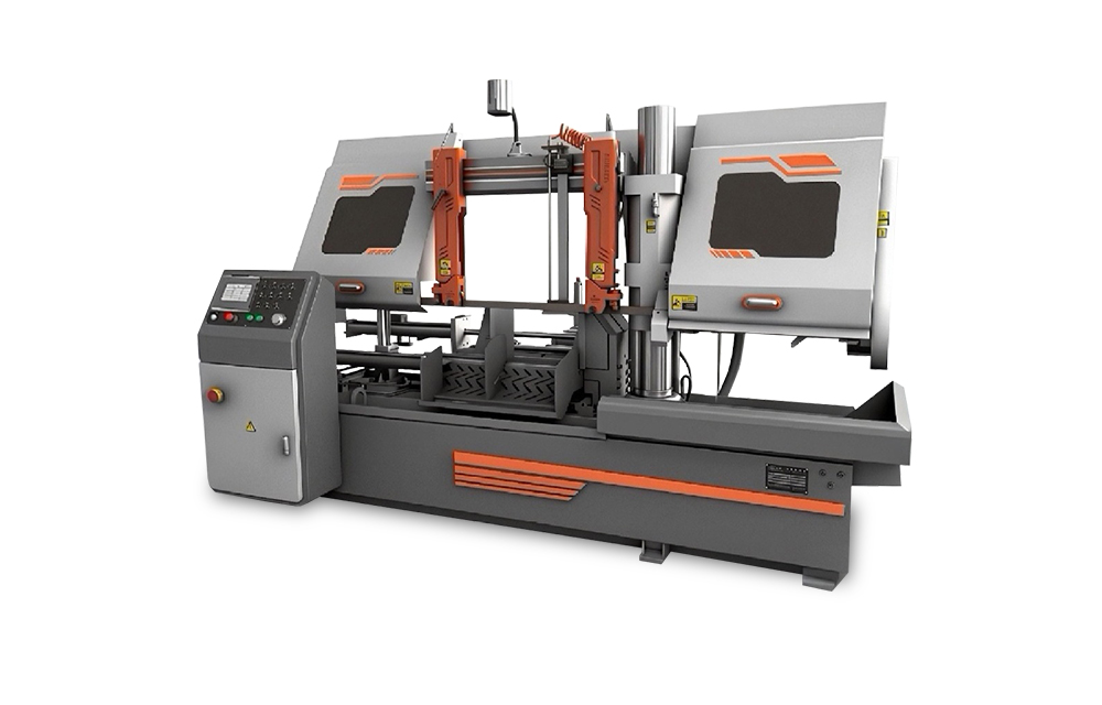 Horizontal Vertical Industrial Metal Band Saw NC CNC Automatic Band Sawing Cutting Machine PLC Control