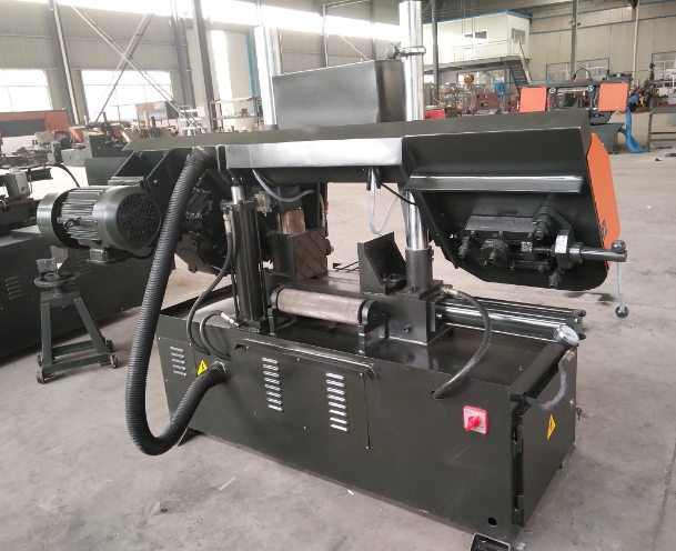 metal band sawing machine horizontal band saw saw belt stuffy vehicle skid or interrupted cutting fault and treatment measures