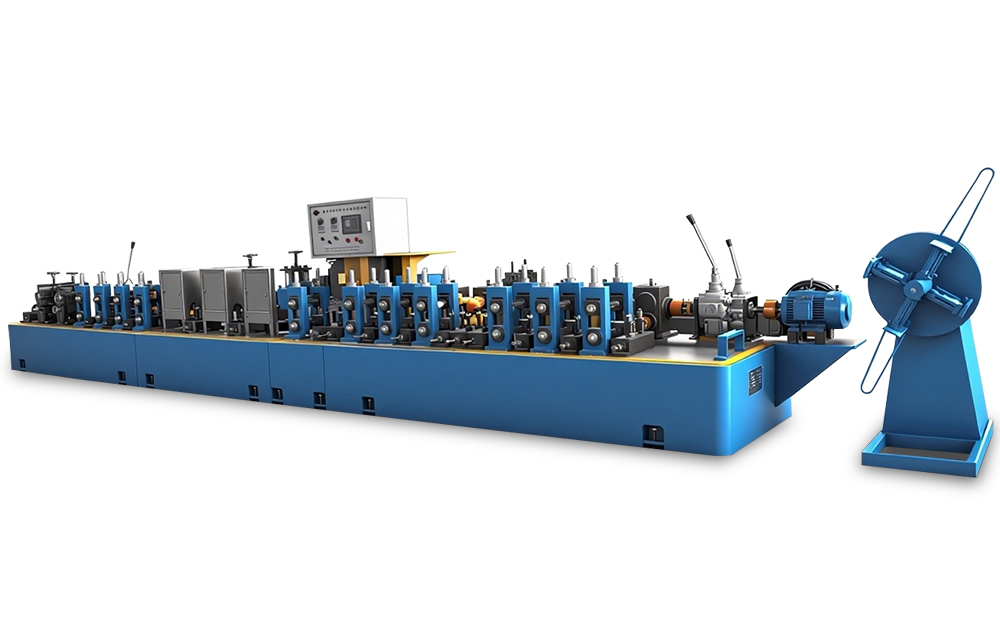 High Frequency ERW Steel Pipe Making Machine Stainless Steel Tube Mill
