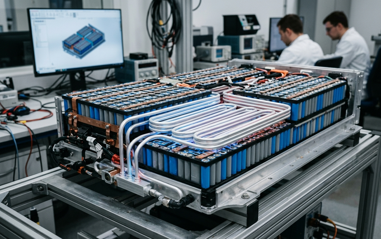 EV Battery Cooling Tube Production