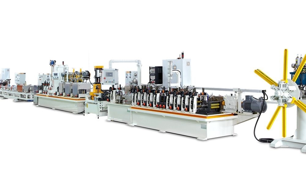 High Frequency ERW Steel Pipe Making Machine Stainless Steel Tube Mill